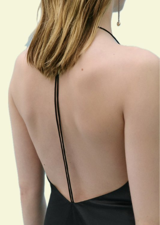 Noir Sheer Maxi Dress