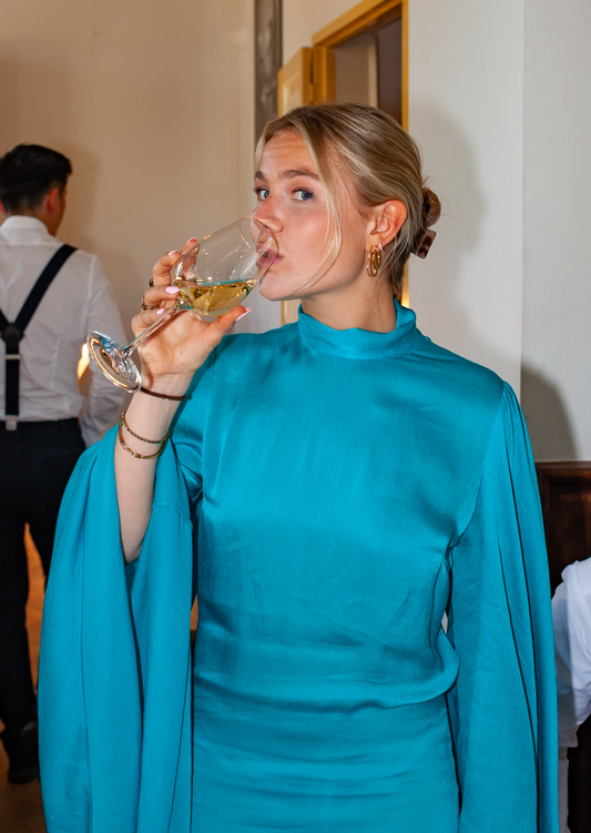 Rat & Boa Blue Butterfly Dress – jurken huren voor gala of avondfeest