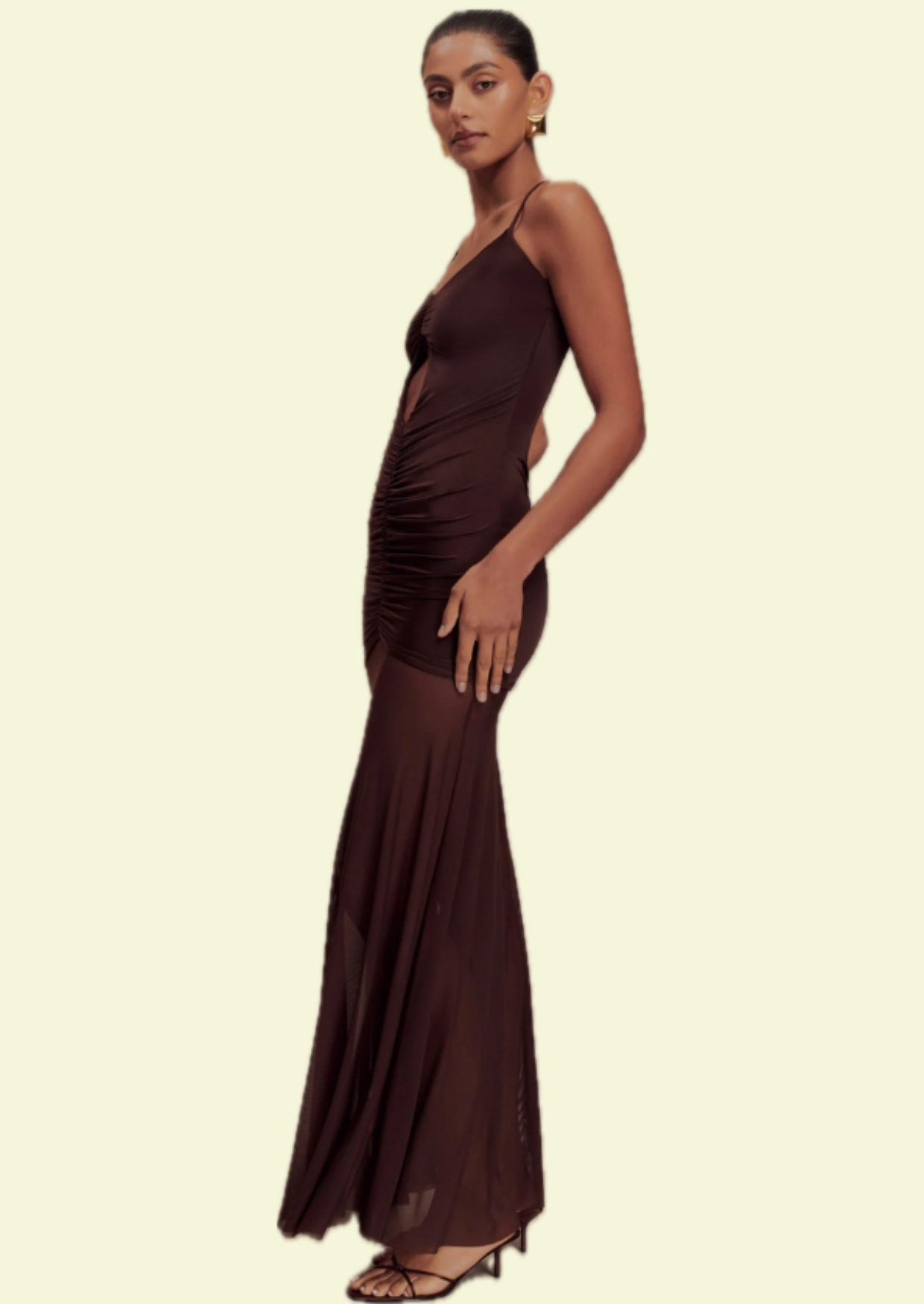 Hazel Sheer Maxi Dress