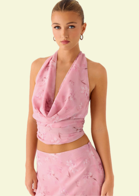 Blush Fleur Co-ord Set - Pineloue