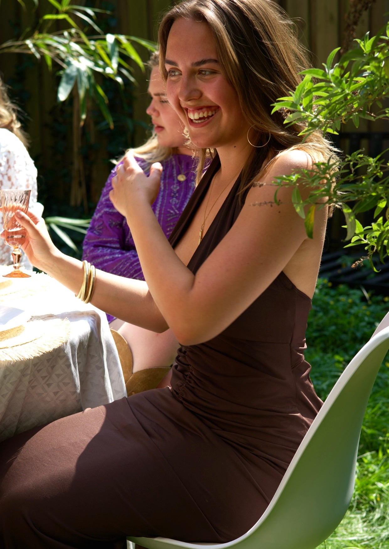 Halterneck Maxi Dress - Pineloue