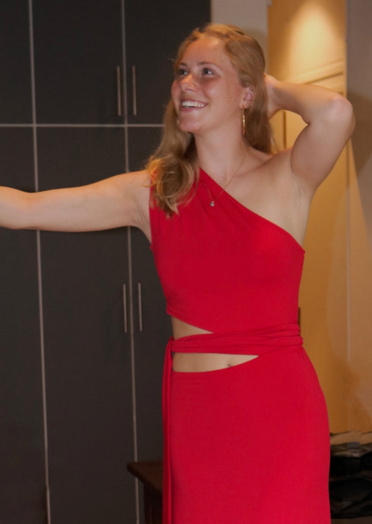 Vooraanzicht Love Me Tie Maxi Dress