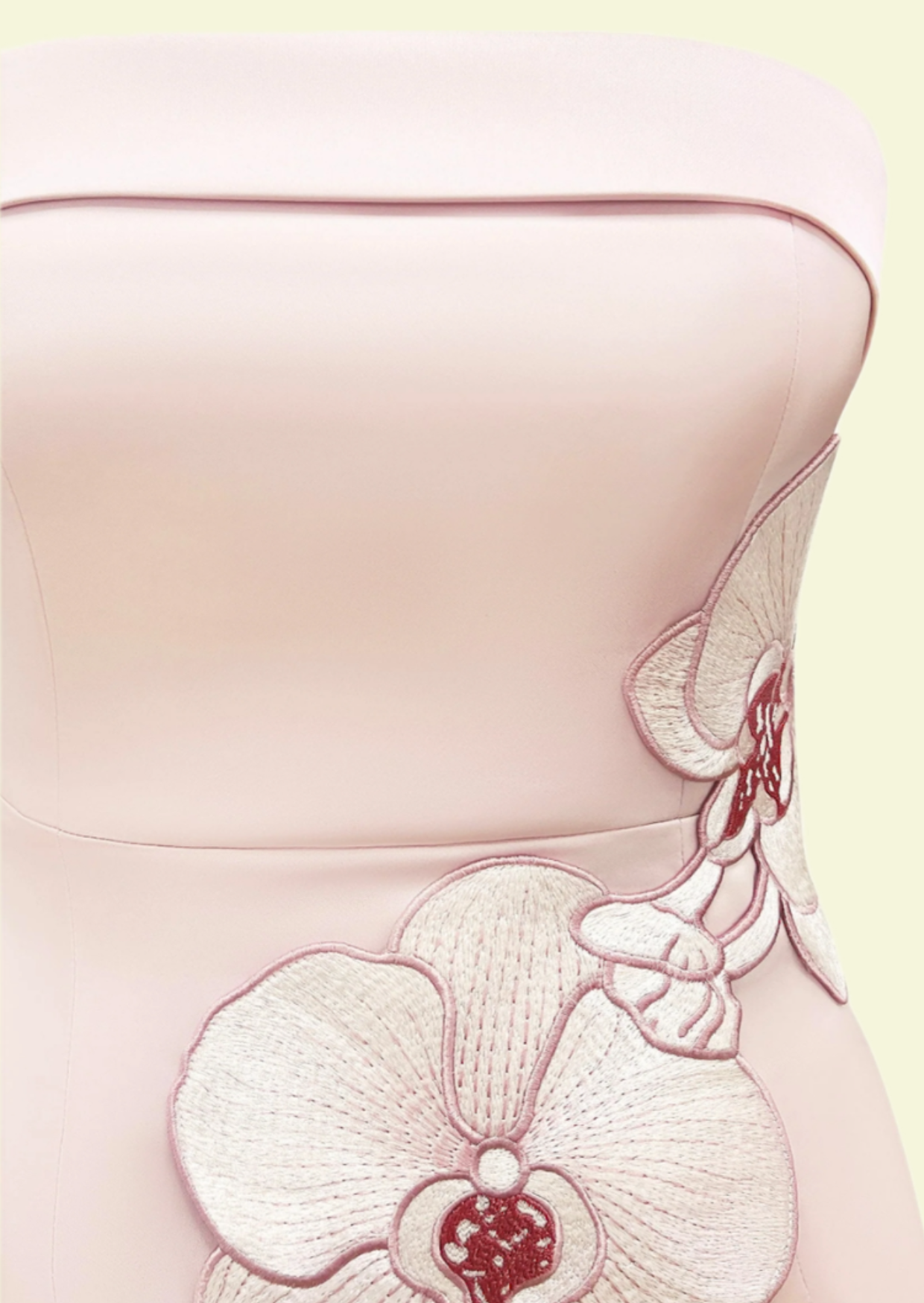 Blush Orchid Strapless Maxi Dress