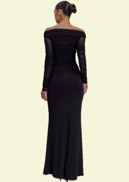 Darla Off shoulder Maxi Dress