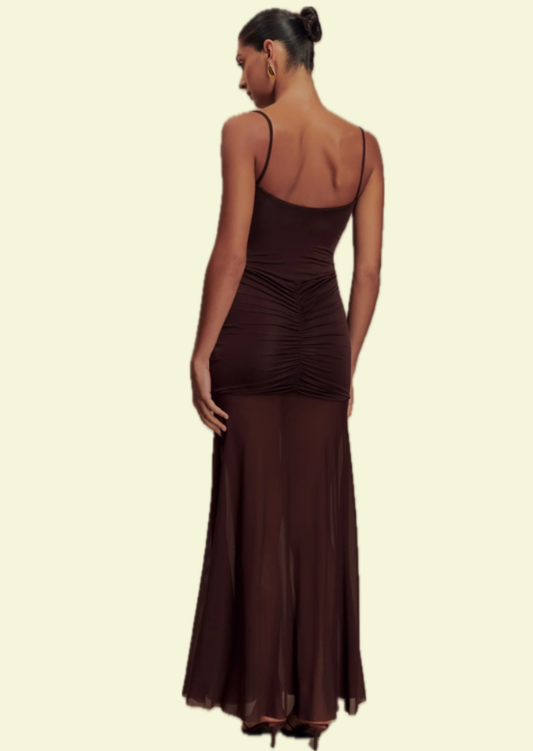 Hazel Sheer Maxi Dress