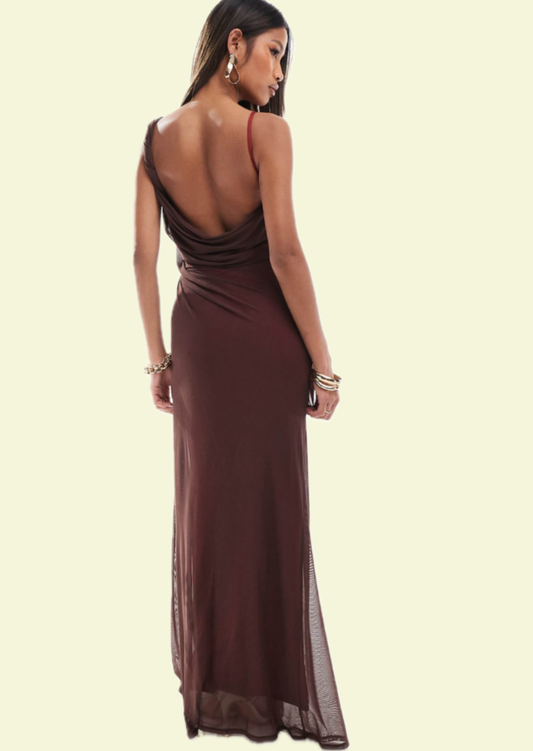 Mocha Muse Maxi Dress