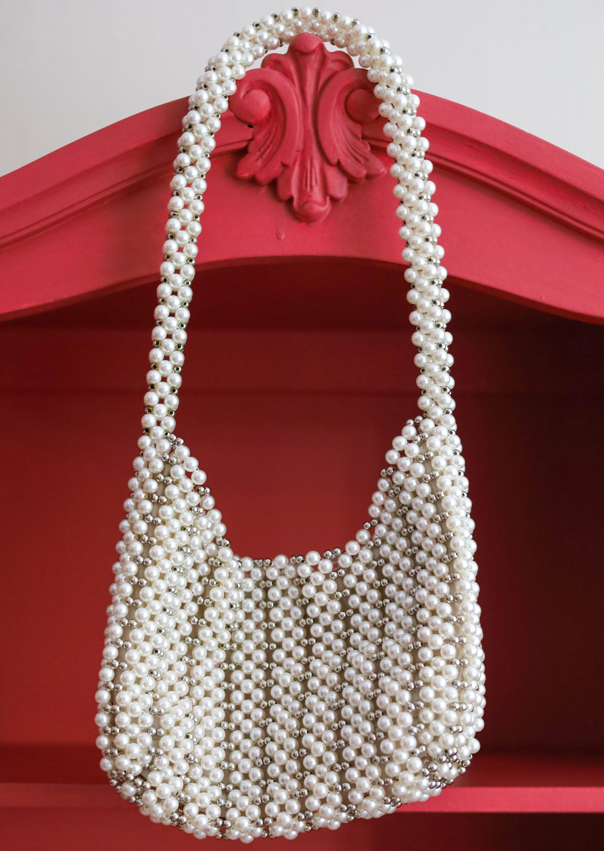 Pearl Beaded Mini Bag