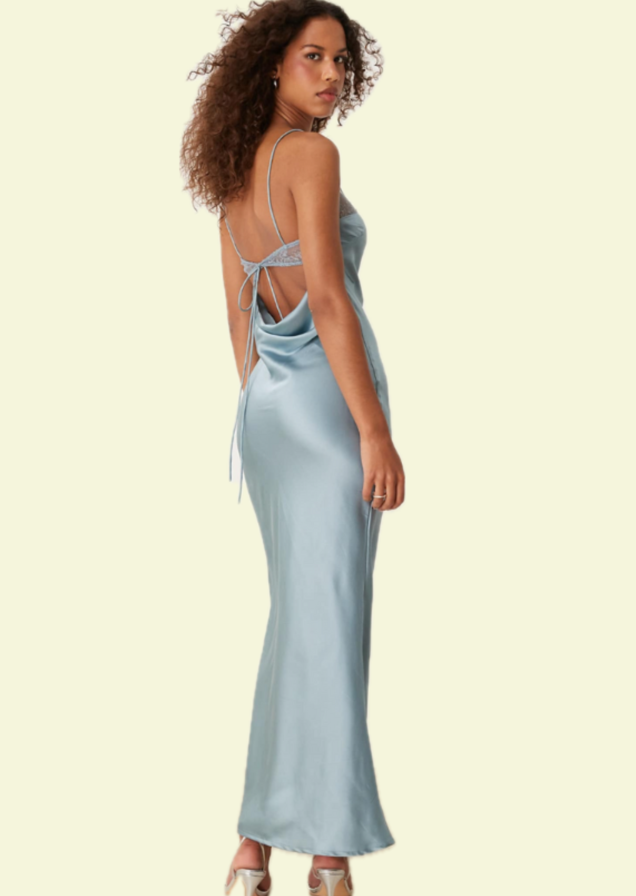 Silk Lace Maxi Dress