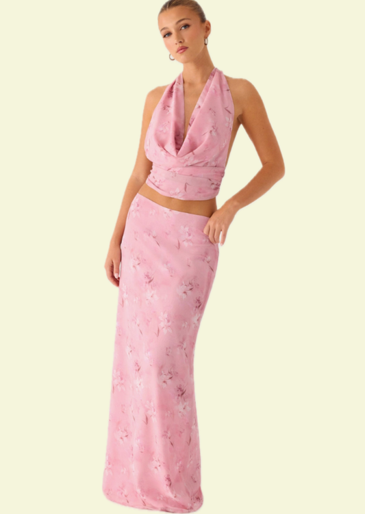 Blush Fleur Co-ord Set - Pineloue