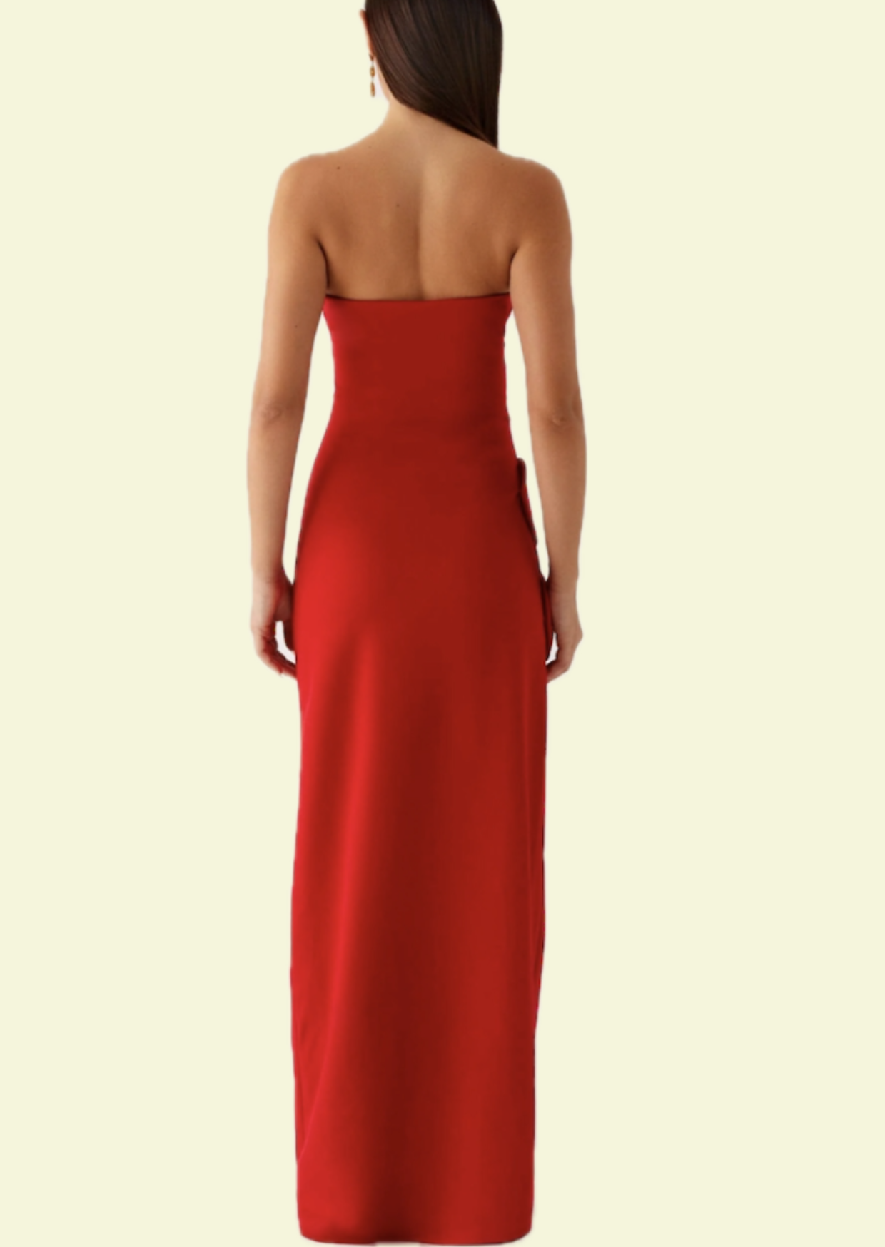 Scarlet Rose Strapless Maxi Dress - Pineloue