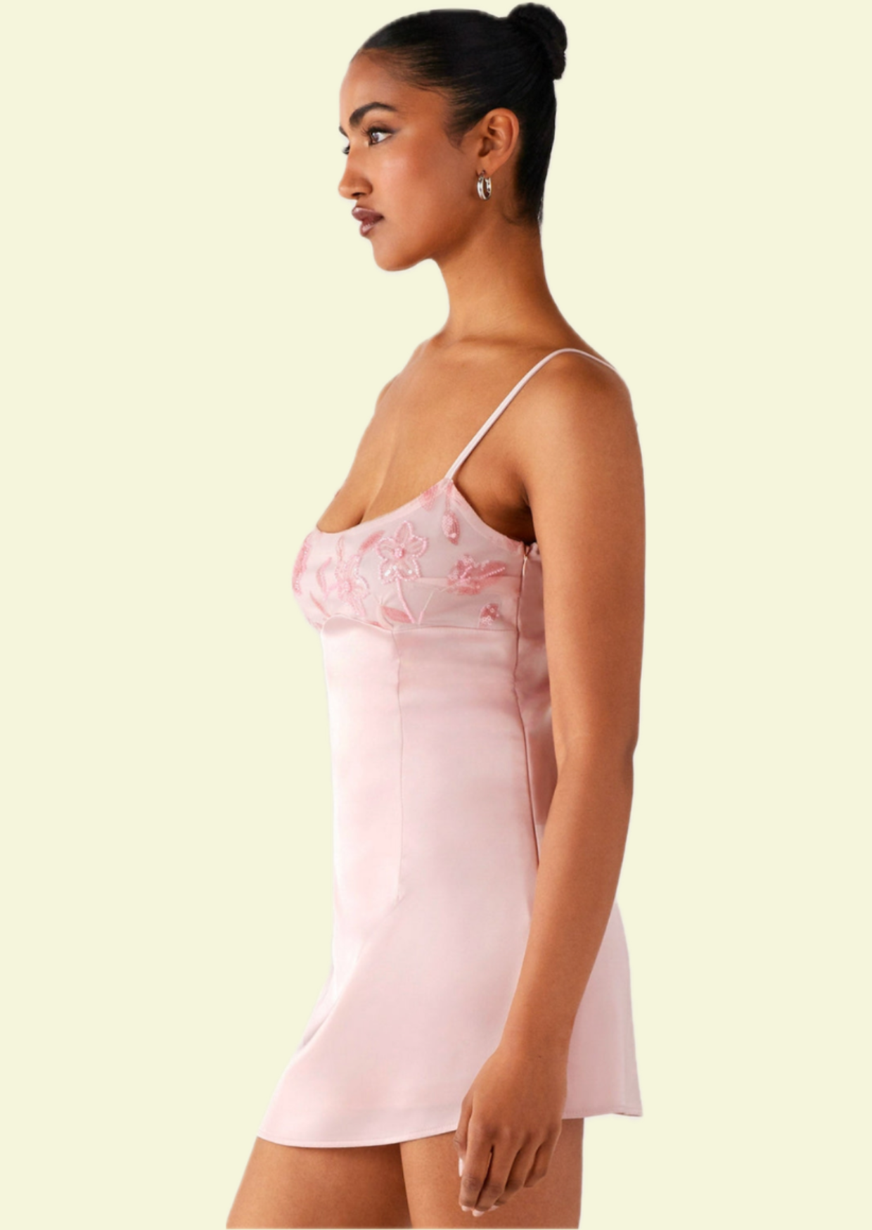Blush Blossom Mini Dress