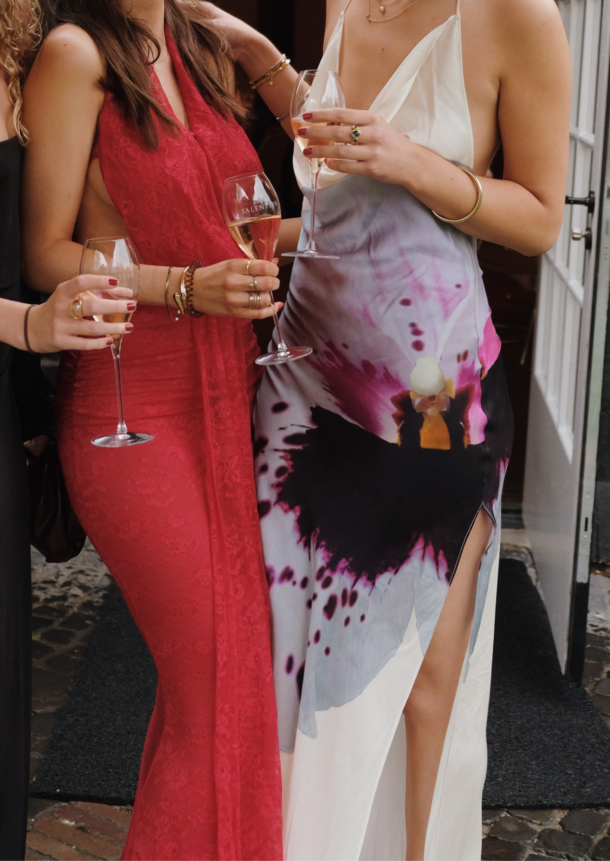 Aurora Silk Halter Maxi Dress - Pineloue