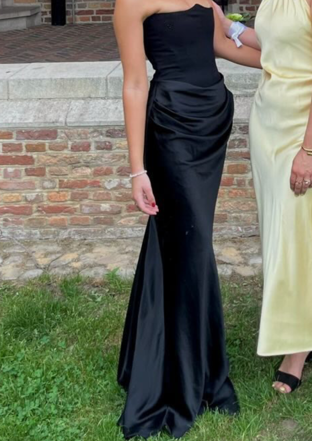 House of CB Black Corset Maxi Dress