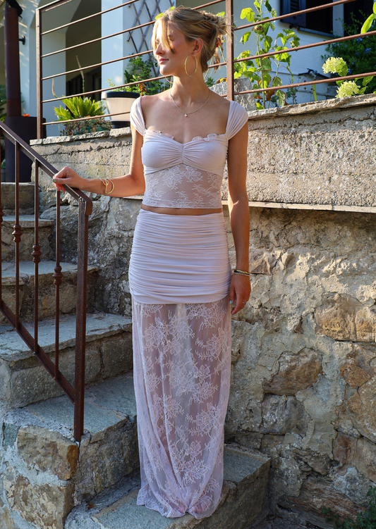 Lila Lace Co-ord Set - Pineloue