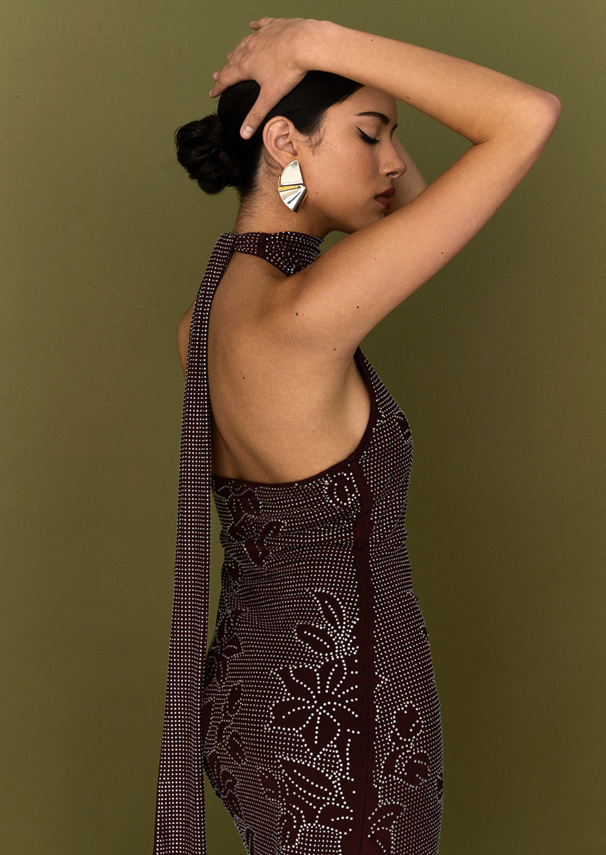 Coco Rhinestone Mini Dress