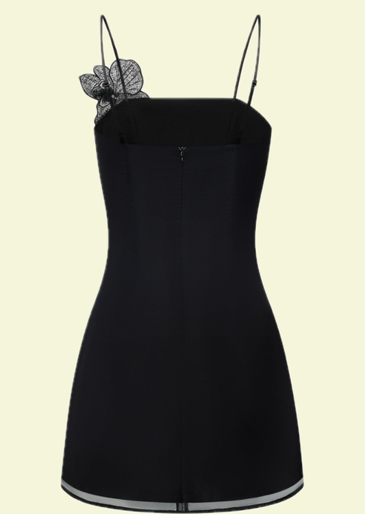 Achterkant Orchid Bloom Mini Dress