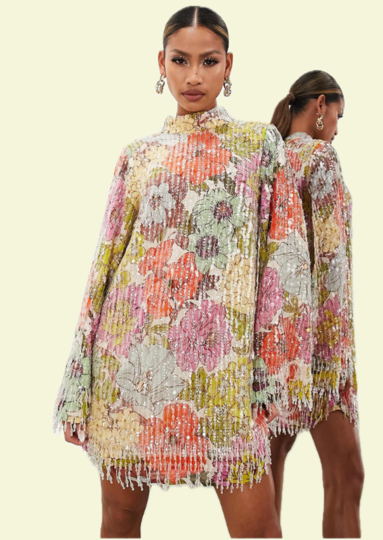 Flora Sequin Mini Dress