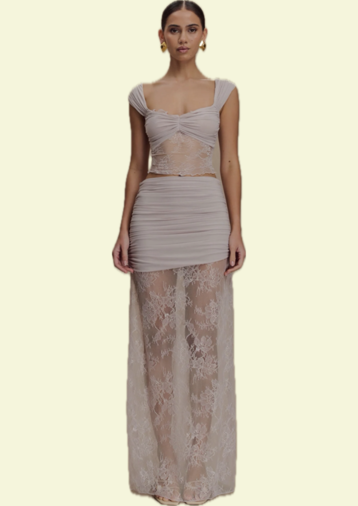 Lila Lace Co-ord Set - Pineloue