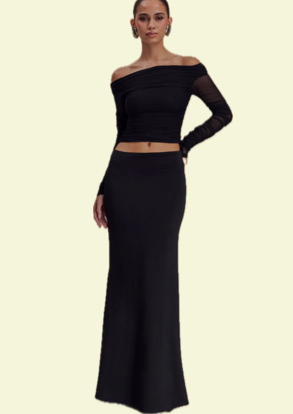 Darla Off shoulder Maxi Dress