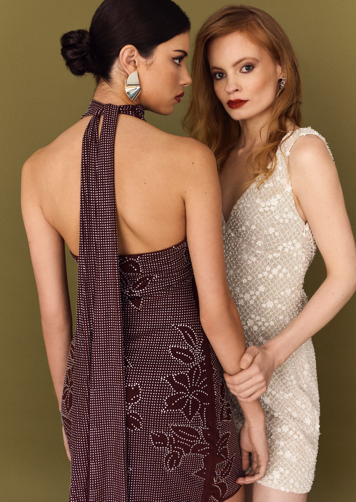 Coco Rhinestone Mini Dress