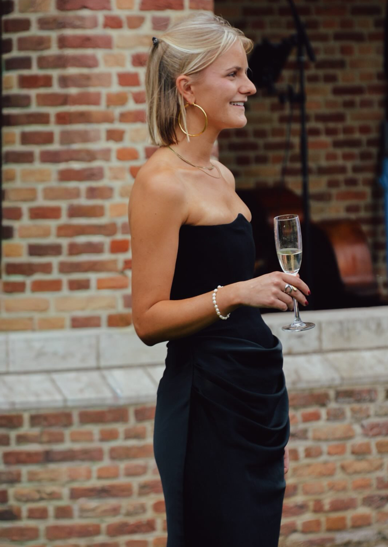 House of CB Black Corset Maxi Dress