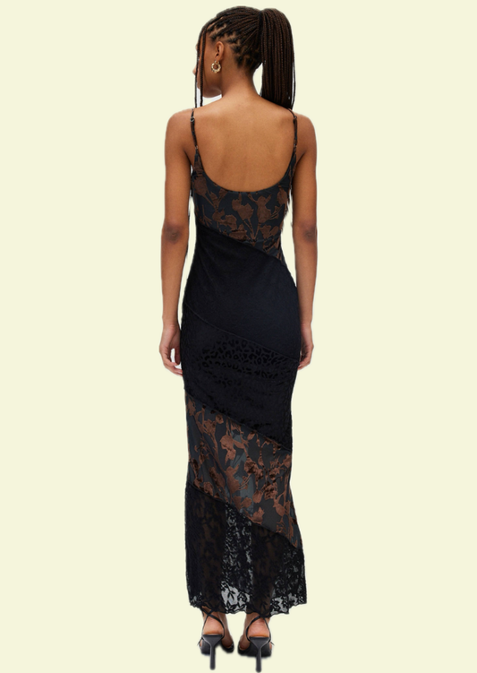 Patchwork Maxi Dress