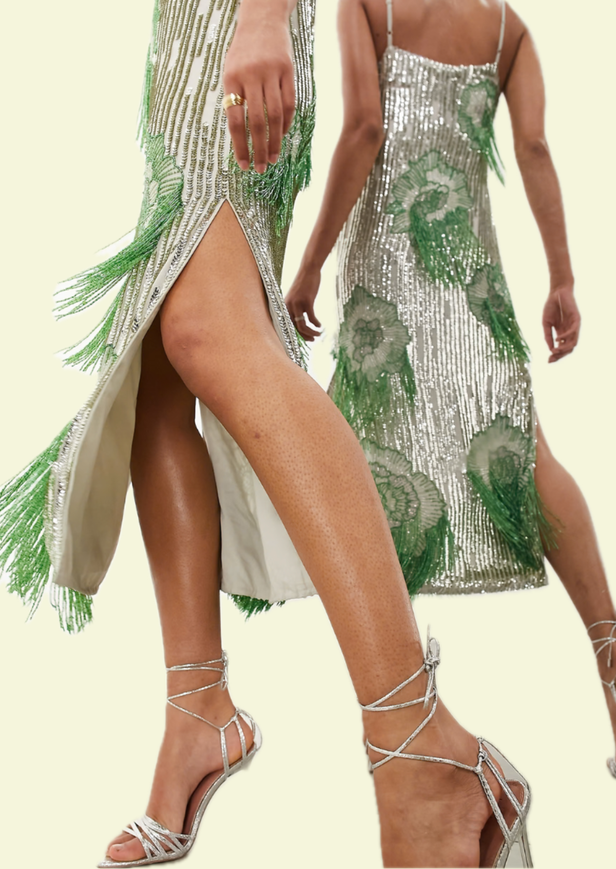 Fern Fringe Midi Dress - Pineloue