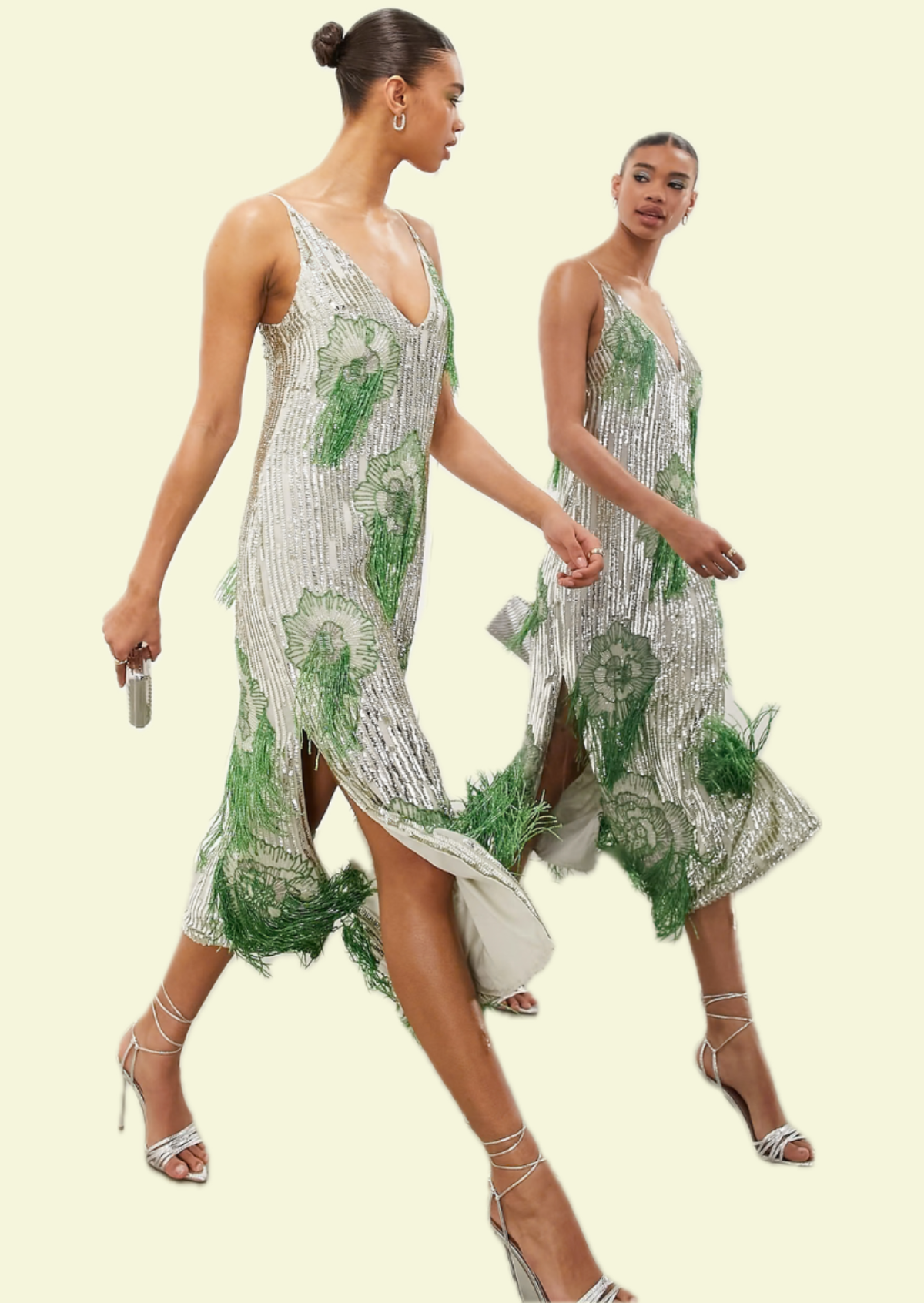 Fern Fringe Midi Dress - Pineloue
