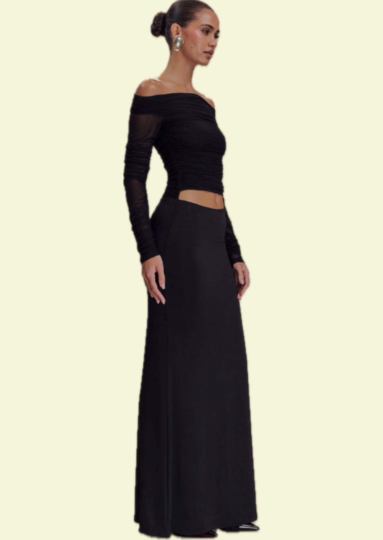 Darla Off shoulder Maxi Dress